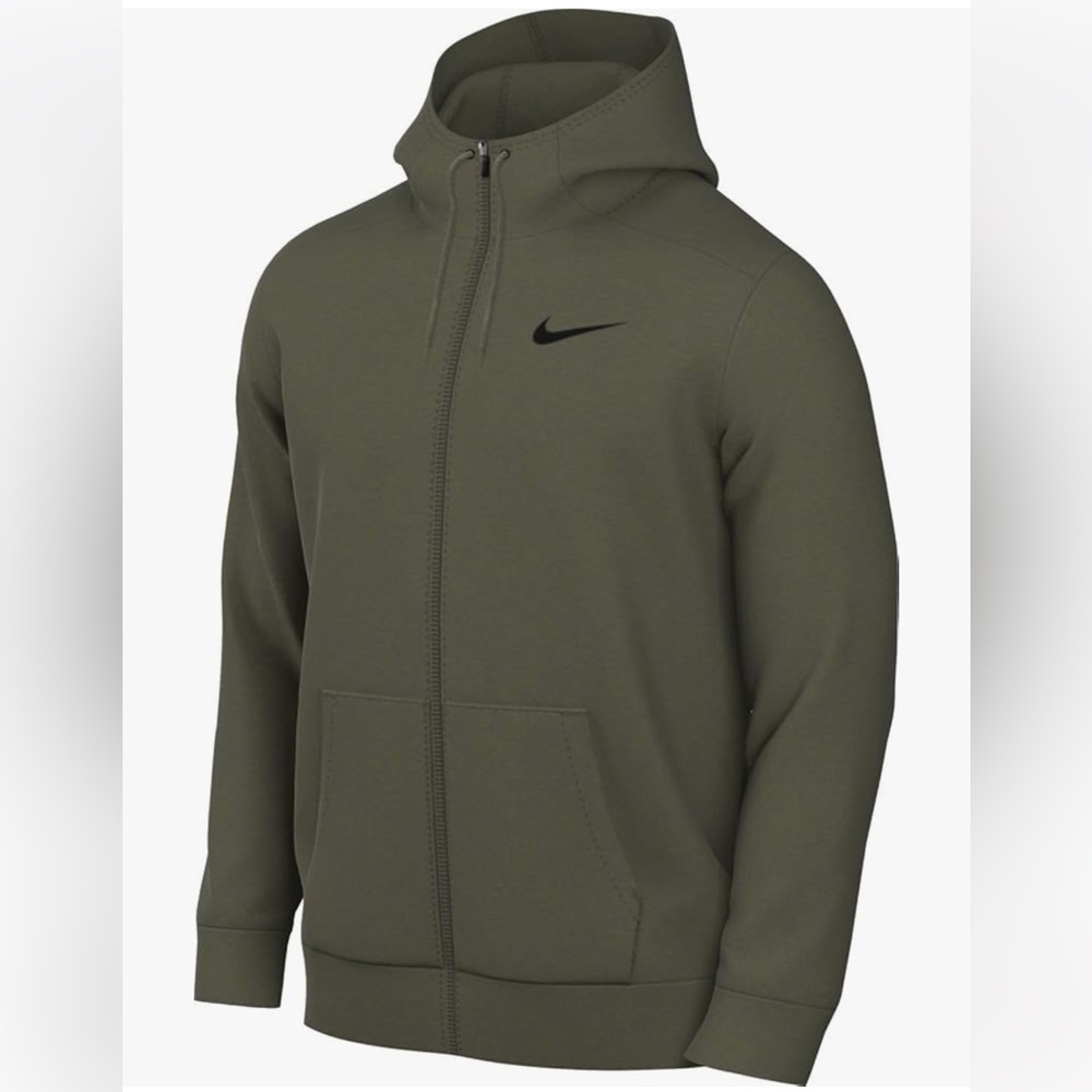 Nike Men's Therma Fit Olive Hoodie Jacket